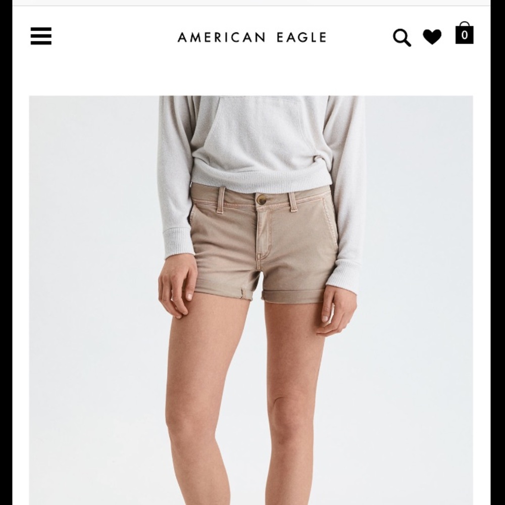 American eagle midi short